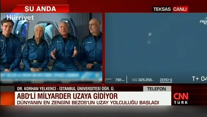 Jeff Bezos'un uzay yolculuğu başarıyla tamamlandı! İşte o anlar...