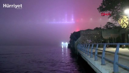 İstanbul'da gece saatlerinde sis etkili oldu