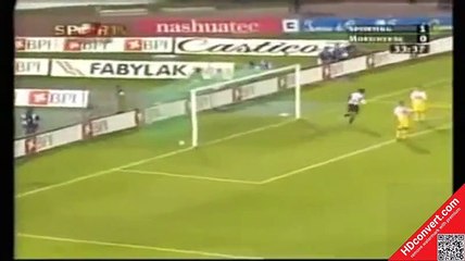 Cristiano Ronaldo's first goal of his career in 17 years old