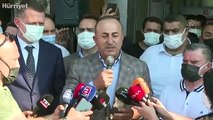 Bakan Çavuşoğlu, Antalya'da iki ambulansın devir törenine katıldı