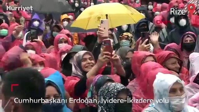 Cumhurbaşkanı Erdoğan, İyidere-İkizdere yolu ve tünelleri açılış töreninde açıklamalarda bulundu