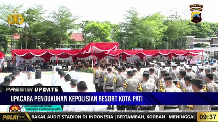 PRESISI UPDATE : Upacara Pengukuhan Kepolisian Resor Kota Pati
