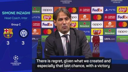 Barca 'will remember Inter' after thrilling draw - Inzaghi