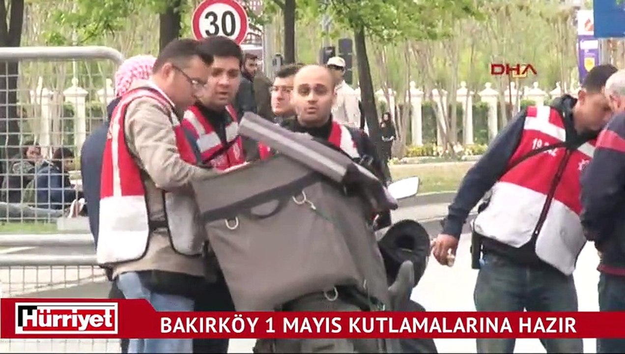 Bakırköy 1 Mayıs kutlamalarına hazır