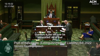 Port of Newcastle Bill | October 13, 2022 | Newcastle Herald