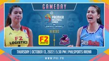GAME 2 OCTOBER 13, 2022 | F2 LOGISTICS vs CHOCO MUCHO FLYING TITANS | 2022 PVL REINFORCED CONFERENCE