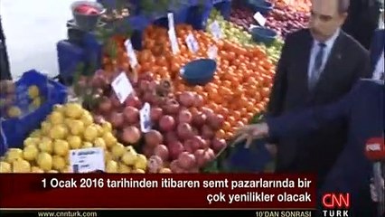 1 Ocak'tan itibaren pazarlarda büyük yenilik