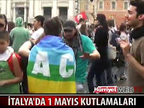 İTALYA'DA 1 MAYIS KRİZİN GÖLGESİNDE KUTLANDI