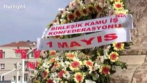 Sendikalardan Taksim'de 1 Mayıs anması
