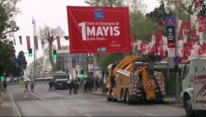 Beşiktaş Meydanı'na çıkan yollar kapalı