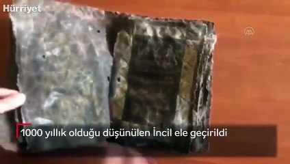 1000 yıllık olduğu düşünülen İncil ele geçirildi