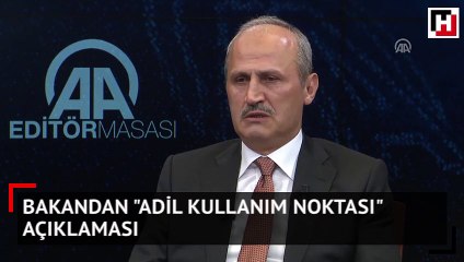 Bakandan "Adil Kullanım Noktası" açıklaması