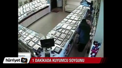 Rusya'da 1 dakikada kuyumcuyu soydular