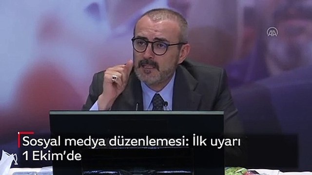 Sosyal medya düzenlemesi: İlk uyarı 1 Ekim’de