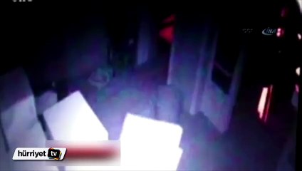 10 bin liralık fıstık hırsızlığı güvenlik kamerasında