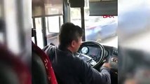 İETT şoförü tartıştığı yolcuya yumruklar savurdu