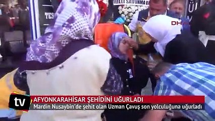 Nusaybin şehidini, 10 bin Bolvadinli uğurladı