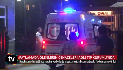 15 kişinin cenazesi  Adli Tıp Kurumu'nda