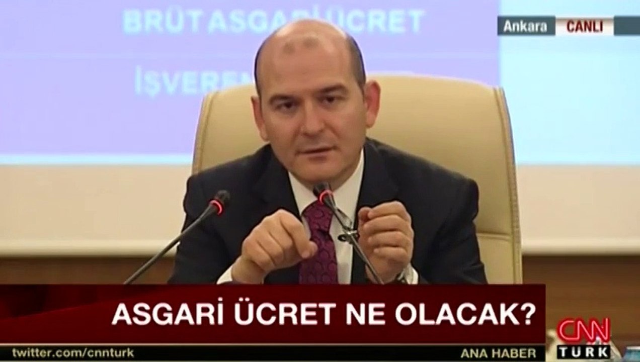Bakan Soylu açıkladı: Asgari ücret 1300 TL