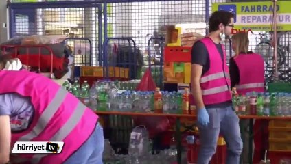 Münih'e sadece hafta sonu 15 bine yakın mülteci geldi