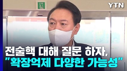 '전술핵 재배치론'에 尹 "다양한 가능성 꼼꼼히 따지고 있다" / YTN