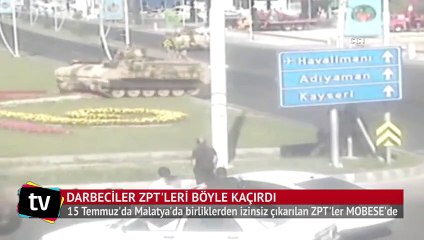 Darbeciler ZPT'leri böyle kaçırdı