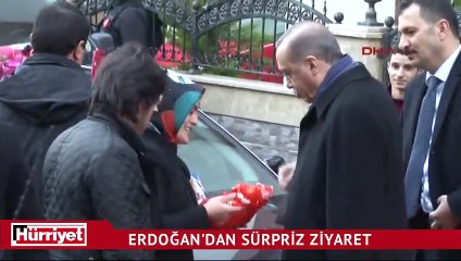 Cumhurbaşkanı Erdoğan'dan sürpriz ziyaret