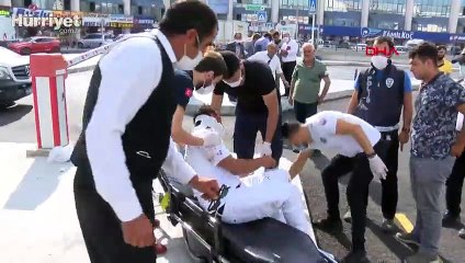 Otogarda dehşet! Dövüp otomobilden attılar