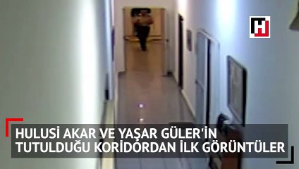 Hulusi Akar ve Yaşar Güler'in tutulduğu koridordan ilk görüntüler