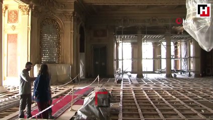 Dolmabahçe Sarayı’ndaki restorasyonda 1917 yılına ait bir not bulundu