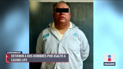 Policías detienen a dos hombres que asaltaron el Casino Life en CDMX