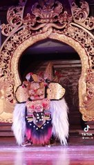 The barong dance staged for an event in Bali