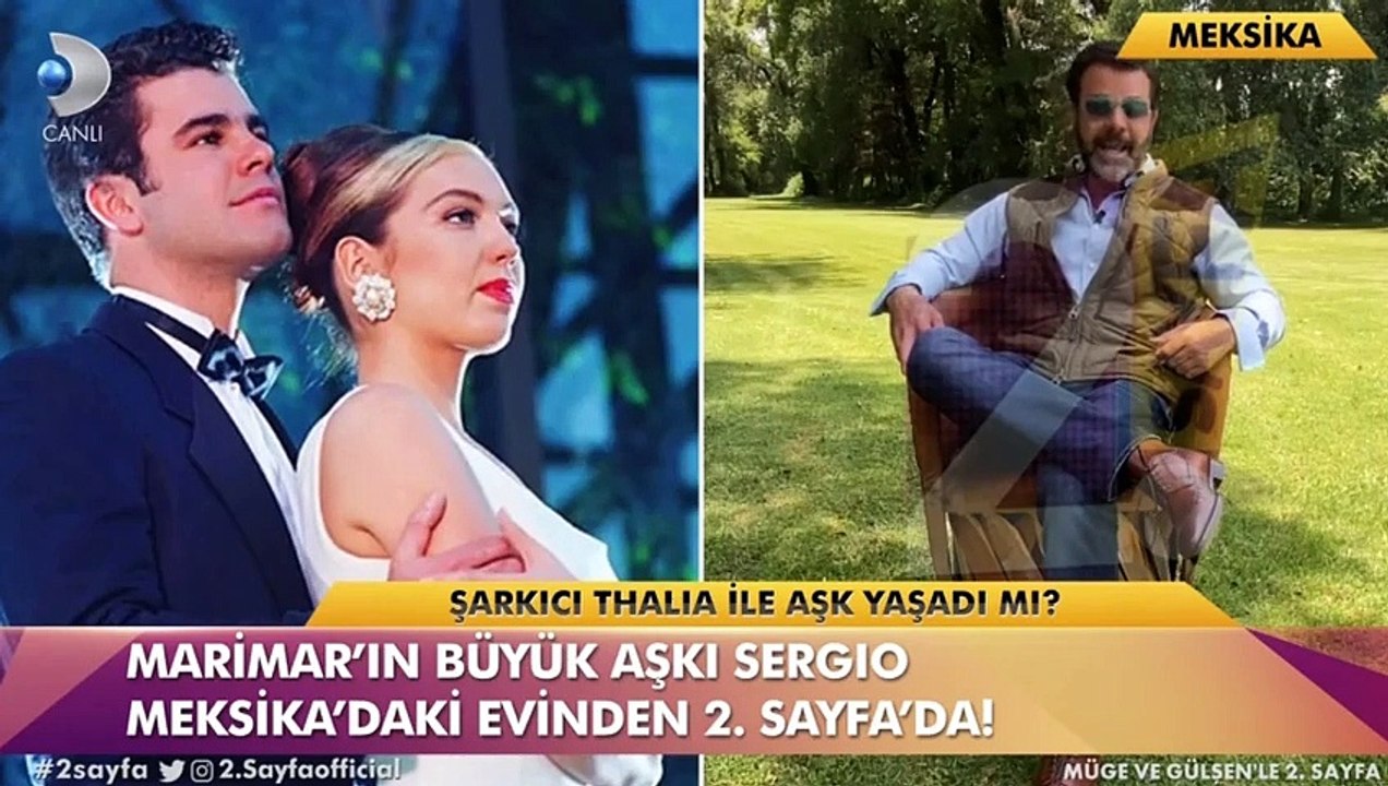 Efsane dizi Marimar'ın başrol oyuncularından Eduardo Capetillo, 2. Sayfa programına konuk oldu