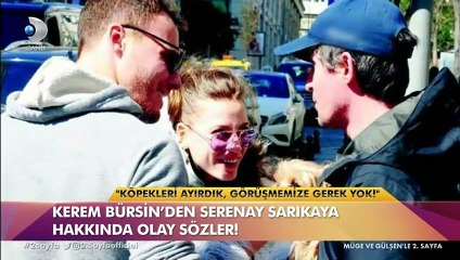 Kerem Bürsin'den açıklama geldi: Köpeklerin birisi benim birisi de onun!