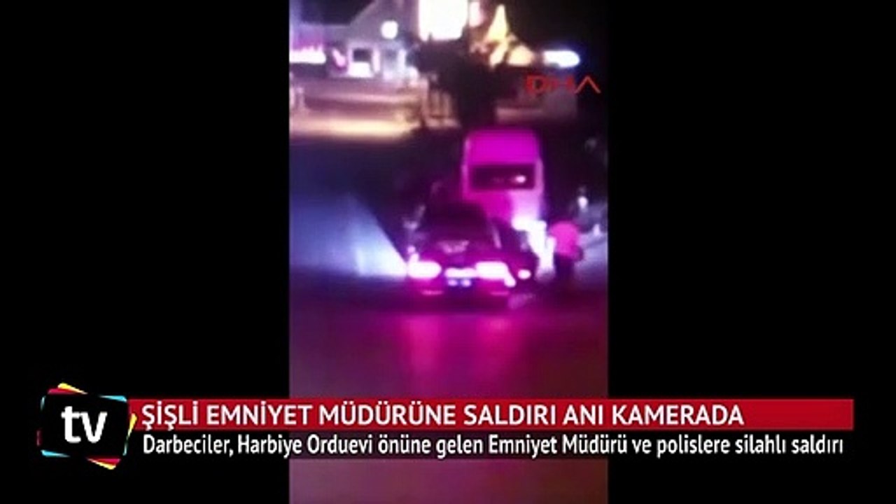 Şişli Emniyet Müdürüne silahlı saldırı
