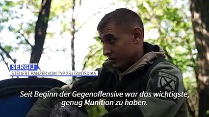 Ukrainische Armee sammelt russische Waffen ein