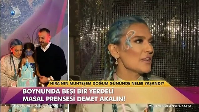 Demet Akalın kızı Hira’ya 6. yaş günü hediyesi 270 bin TL değerinde minibüs hediye etmişti. İşte Hira’nın hediyesini ilk gördüğü o anlar...