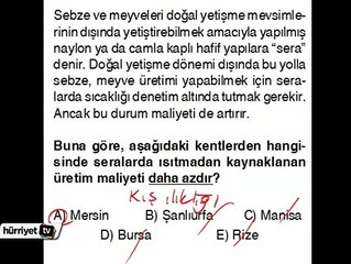 COĞRAFYA SORULARININ ÇÖZÜMLERİ