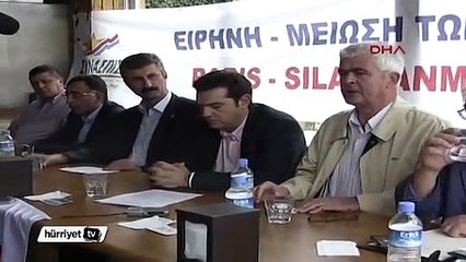 Dünyanın konuştuğu Yunan lider Çipras, Babaeskili çıktı