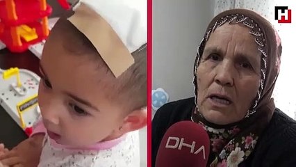 Köpeğin saldırdığı 2 yaşındaki Almila ölümden döndü