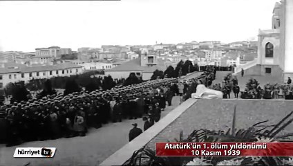 10 Kasım 1939 Atatürk'ün ölümünün 1. yıldönümü