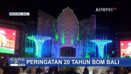 Warga dan Wisawatan Nyalakan Lilin di Peringatan 20 Tahun Tragedi Bom Bali