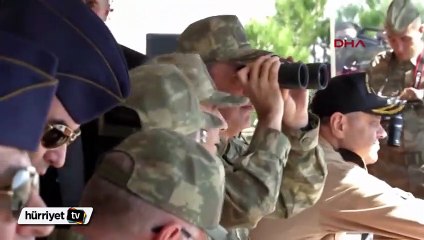 'Ateş Serbest - 2015' tatbikatı nefes kesti