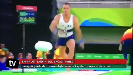 Rio 2016'da atlayış esnasında ayağını kırdı