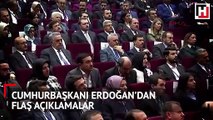 Cumhurbaşkanı Erdoğan'dan flaş açıklamalar