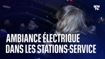 Pénurie de carburant: ambiance électrique dans les files d'attente des stations-service