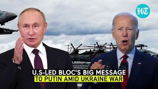 Biden dares Putin as U.S dispatches 'world's biggest' warship to patrol North Atlantic _ Watch