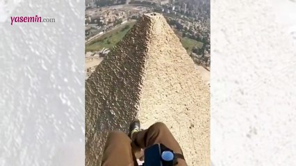 Mısır piramitlerine tepeden bir bakış!