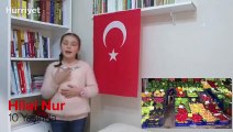 Çocuklar 23 nisan için evlerinden hava durumu sundu