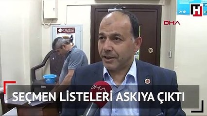 Seçmen listeleri askıya çıktı